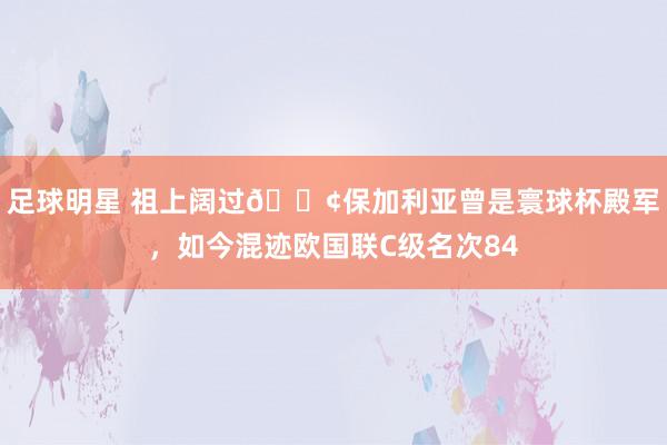 足球明星 祖上阔过😢保加利亚曾是寰球杯殿军，如今混迹欧国联C级名次84