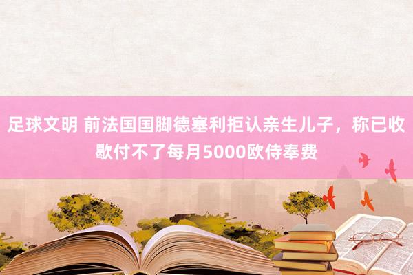 足球文明 前法国国脚德塞利拒认亲生儿子，称已收歇付不了每月5000欧侍奉费